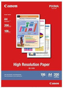 Canon HR-101N A4 High Resolution 106gsm Photo Paper - 200 Sheets - Office Connect 2018