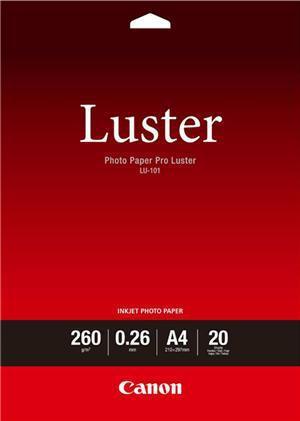 Canon LU-101 A3 Luster 260gsm Photo Paper Pro - 20 Sheets - Office Connect 2018