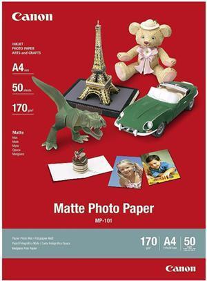 Canon MP-101 A4 Matte 170gsm Photo Paper - 50 Sheets - Office Connect 2018