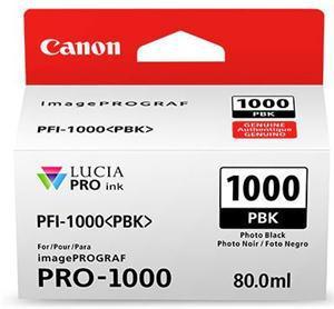 Canon PFI-1000PBK Pigment Black Ink Tank - Office Connect 2018