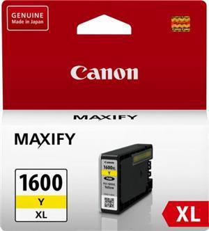Canon PGI1600XLY Yellow High Yield Ink Cartridge - Office Connect 2018