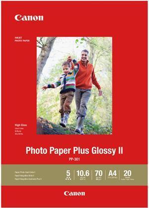 Canon PP-301 A4 Glossy II 275gsm Photo Paper - 20 Sheets - Office Connect 2018