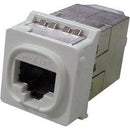 CAT6A JACK MODCLIP SHUTRD-WHITE - Office Connect 2018