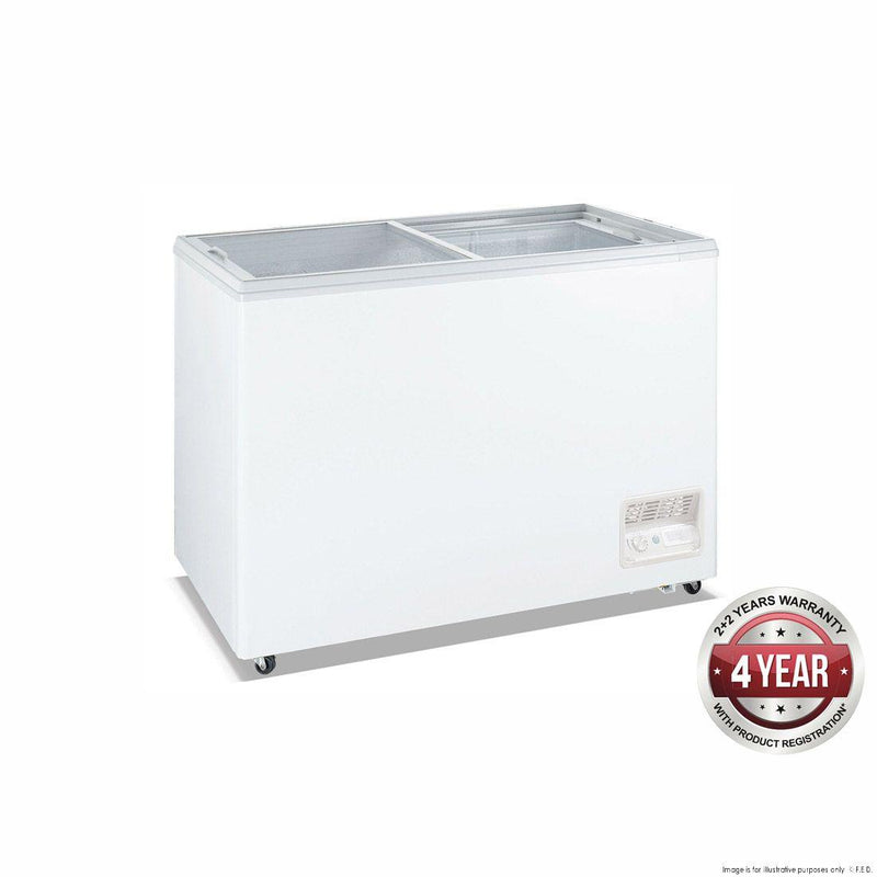 Heavy Duty Chest Freezer with Glass Sliding Lids – WD-300F - Office Connect 2018