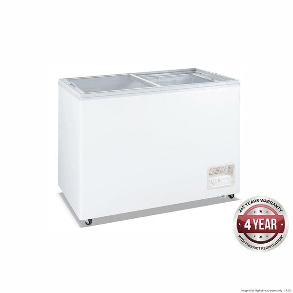 Heavy Duty Chest Freezer with Glass Sliding Lids – WD-400F - Office Connect 2018