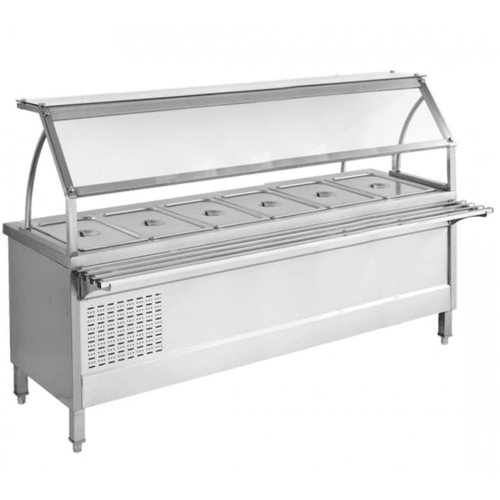 Chilled Six Pan Bain Marie Fridge - Office Connect 2018