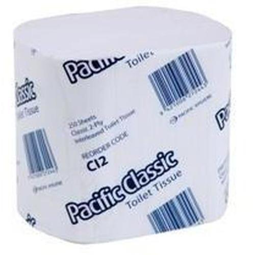 Pacific Classic Interleaved Tissue 2-Ply 250 Sheets