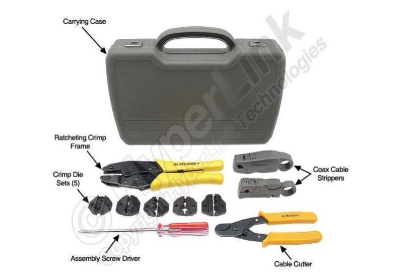 Coax Cable Crimp and Strip Tool Kit - Office Connect 2018