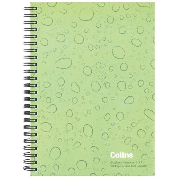 Collins Notebook Outdoors A5 Waterproof Side Opening 100 Leaf - Office Connect 2018