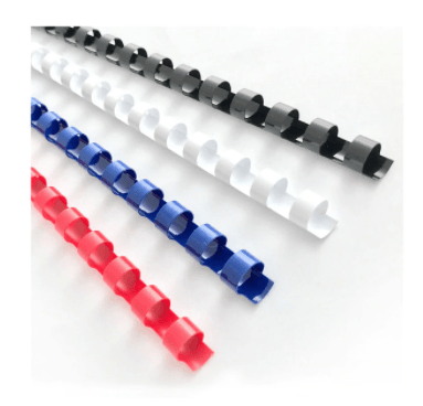 Icon Binding Coil Plastic 10mm Red Pack 100 - Office Connect