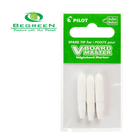 Pilot BeGreen V Board Whiteboard Marker Bullet Tips 3Pk (WBTIP-VBM-M) - Office Connect