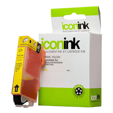 Icon Compatible HP 920 Yellow XL Ink Cartridge (CD974AA) - Office Connect