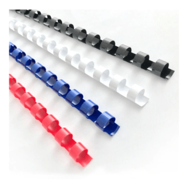 Icon Binding Coil Plastic 16mm Blue Pack 100 - Office Connect