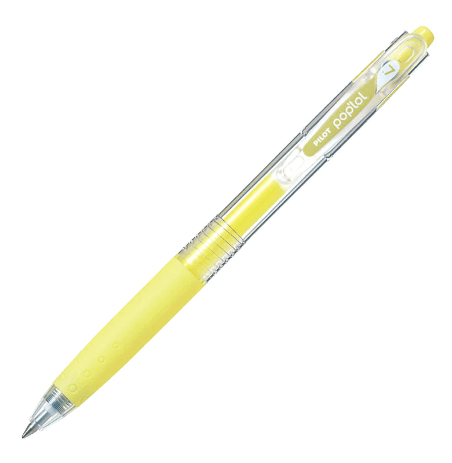 Pilot Pop'lol Gel Fine Pastel Yellow (BL-PL-7-PY) Units per pack: 12 - Office Connect