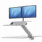 Fellowes Lotus RT Dual Monitor Sit Stand Workstation White - Office Connect