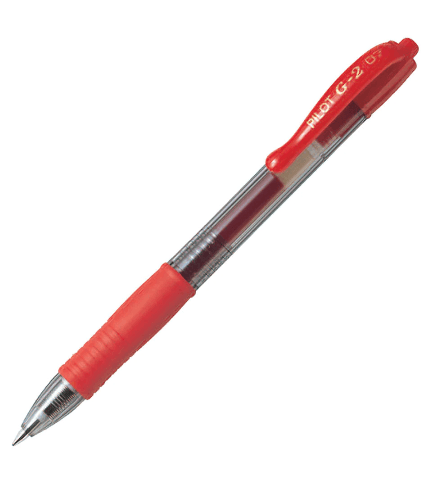 Pilot G2 Gel Fine Red (BL-G2-7-R) - Office Connect