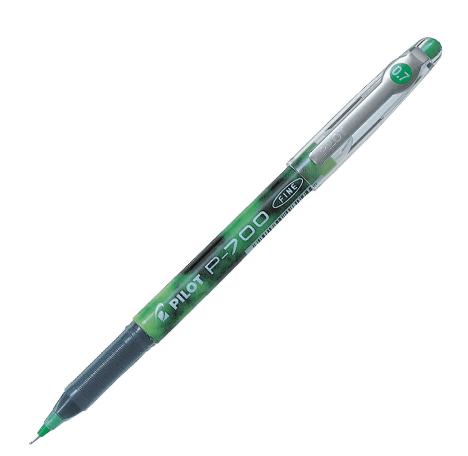 Pilot P700 Gel Fine Green (BL-P70-G) Units per pack: 12 - Office Connect