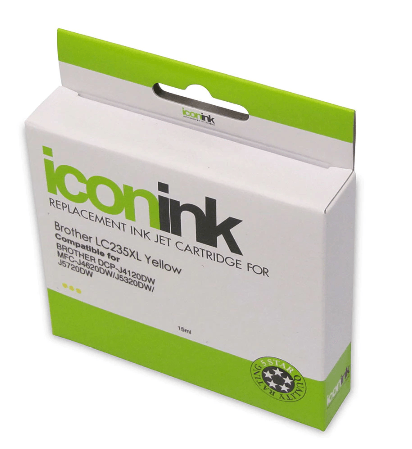 Icon Compatible Brother LC235XL Yellow Ink Cartridge - Office Connect