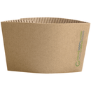 Green Choice Single Wall Cup Sleeve 12oz Kraft