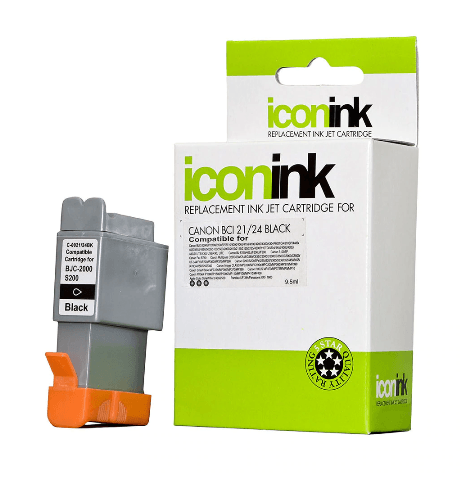 Icon Compatible Canon BCi-21/24 Black Universal Ink Cartridge - Office Connect
