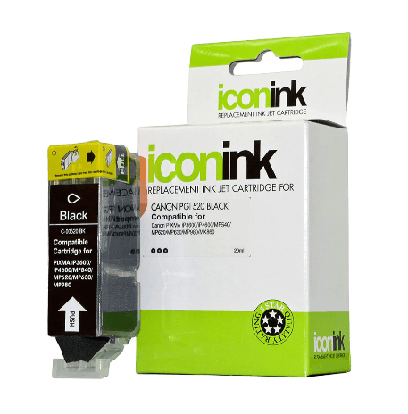 Icon Compatible Canon PGi-520 Black Ink Cartridge - Office Connect