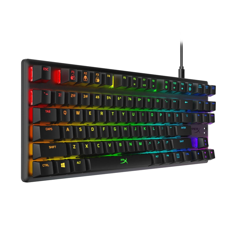 HYPERX ALLOY ORIGINS CORE RGB MECCHANICAL GAMING KEYBOARD RED SWITCH US LAYOUT - Office Connect 2018