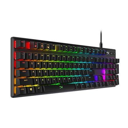 HYPERX ALLOY ORIGINS RGB MECHANICAL GAMING KEYBOARD AQUA SWITCH US LAYOUT - Office Connect 2018