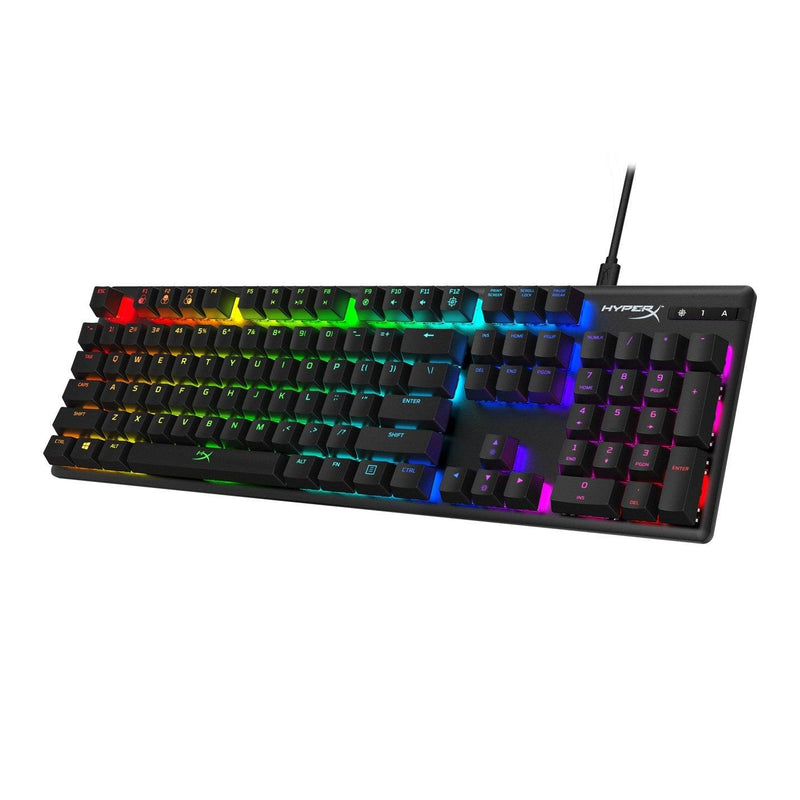 HYPERX ALLOY ORIGINS RGB MECHANICAL GAMING KEYBOARD BLUE SWITCH US LAYOUT - Office Connect 2018