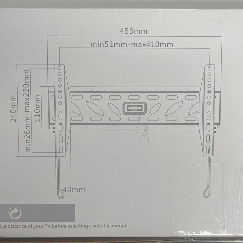 TV Wall Mount for 32” to 55” Fixed Wall Bracket for LCD/LED - Office Connect 2018