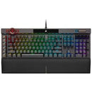 CORSAIR K100 RGB OPTICAL-MECHANICAL GAMING KEYBOARD BACKLIT RGB LED CORSAIR OPX RAPIDFIRE BLACK BLACK PBT KEYCAPS - Office Connect 2018