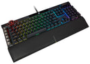 CORSAIR K100 RGB OPTICAL-MECHANICAL GAMING KEYBOARD BACKLIT RGB LED CORSAIR OPX RAPIDFIRE BLACK BLACK PBT KEYCAPS - Office Connect 2018