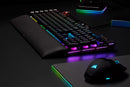 CORSAIR K100 RGB OPTICAL-MECHANICAL GAMING KEYBOARD BACKLIT RGB LED CORSAIR OPX RAPIDFIRE BLACK BLACK PBT KEYCAPS - Office Connect 2018