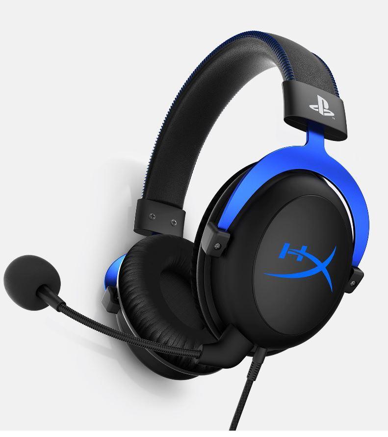 HYPERX CLOUD BLUE GAMING HEADSET - PLAYSTATION OFFICIAL LICENSED FOR PS4 - Office Connect 2018