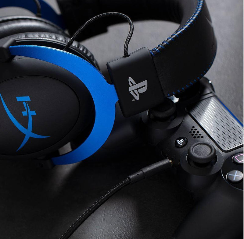 HYPERX CLOUD BLUE GAMING HEADSET - PLAYSTATION OFFICIAL LICENSED FOR PS4 - Office Connect 2018