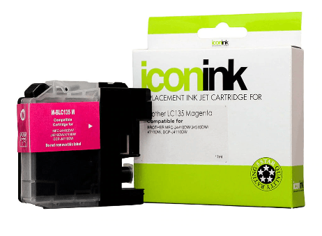 Icon Compatible Brother LC135 Magenta Ink Cartridge - Office Connect
