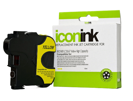 Icon Compatible Brother LC38/LC67 Yellow Ink Cartridge - Office Connect