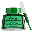 Pilot Super Colour Permanent Marker Green 30ml Refill (SCA-RF-G) - Office Connect