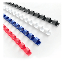 Icon Binding Coil Plastic 6mm White Pack 100 - Office Connect