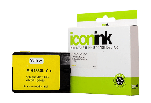 Icon Compatible HP 933 XL Yellow Ink Cartridge (CN056AA - Office Connect