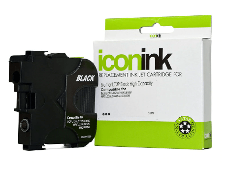 Icon Compatible Brother LC39 Black Ink Cartridge - Office Connect