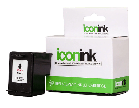 Icon Remanufactured HP 60 Black XL Ink Cartridge (CC641WA) - Office Connect