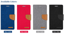 Universal - Canvas Wallet Case X. Large (5.8 - 6.2) - Office Connect