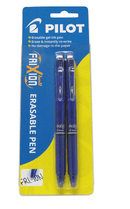 Pilot Frixion Clicker Erasable Fine Blue 2Pk - Office Connect