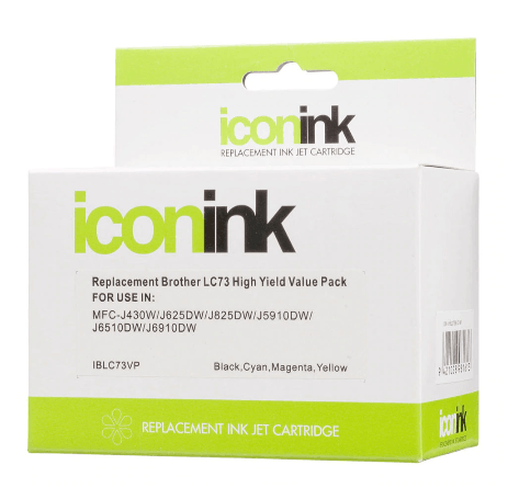 Icon Compatible Brother LC40/73 B/C/M/Y Value Pack - Office Connect