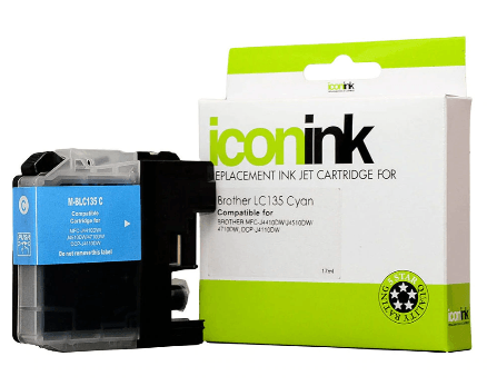 Icon Compatible Brother LC135 Cyan Ink Cartridge - Office Connect