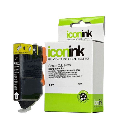 Icon Compatible Canon CLi-8BK Black Ink Cartridge - Office Connect