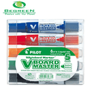 Pilot BeGreen V Board Whiteboard Marker Bullet Asstd. 5Pk (WBMA-VBM-M-S5BG) - Office Connect