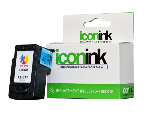 Icon Remanufactured Canon CL511 Colour Ink Cartridge - Office Connect