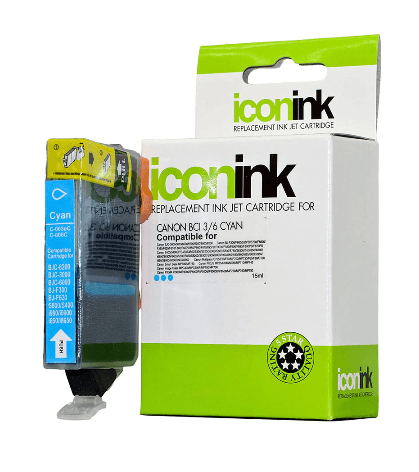 Icon Compatible Canon BCi-3/6 Cyan Ink Cartridge - Office Connect
