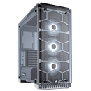 CORSAIR CRYSTAL SERIES 570X RGB FULLY TEMPERED GLASS GAMING ATX MID-TOWER CASE - WITH 3 X SP120 RGB FAN BUILT-IN LED CONTROLLER - WHITE - Office Connect 2018